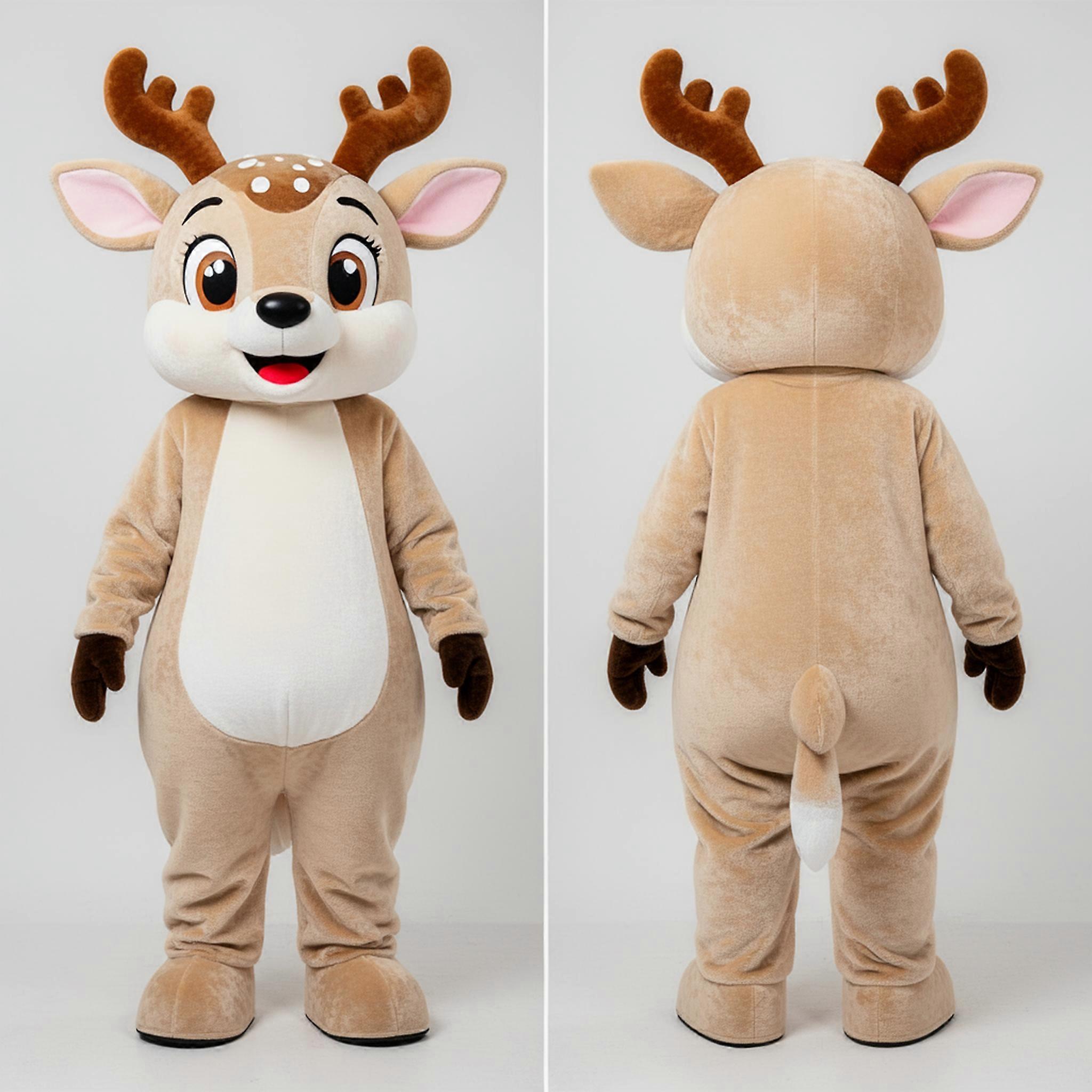 MASTICOT Beige Gentle Deer Mascot