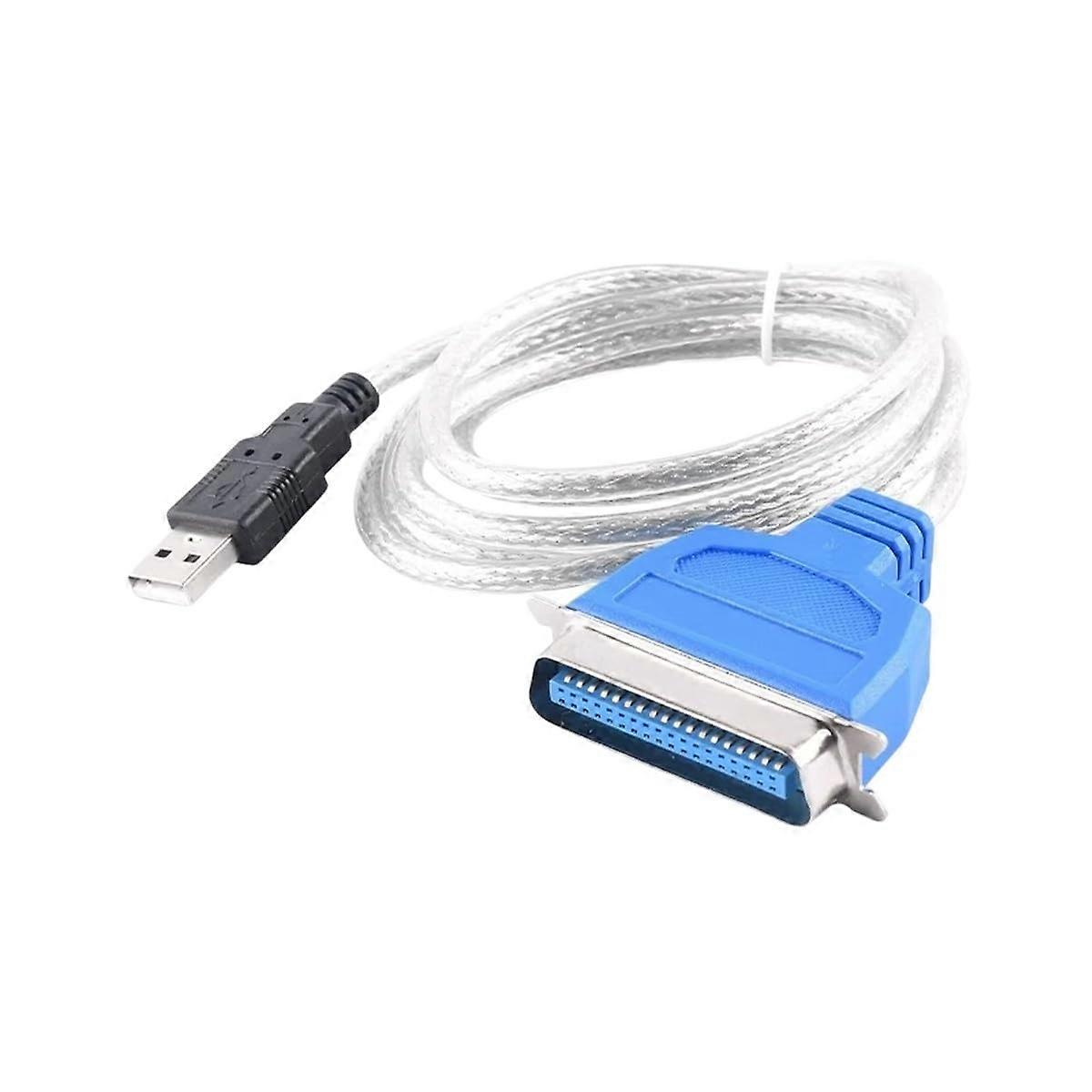 USB to Parallel Printer Cable 6ft IEEE 1284 Adapter, Stable Data Transmission for Old Printers