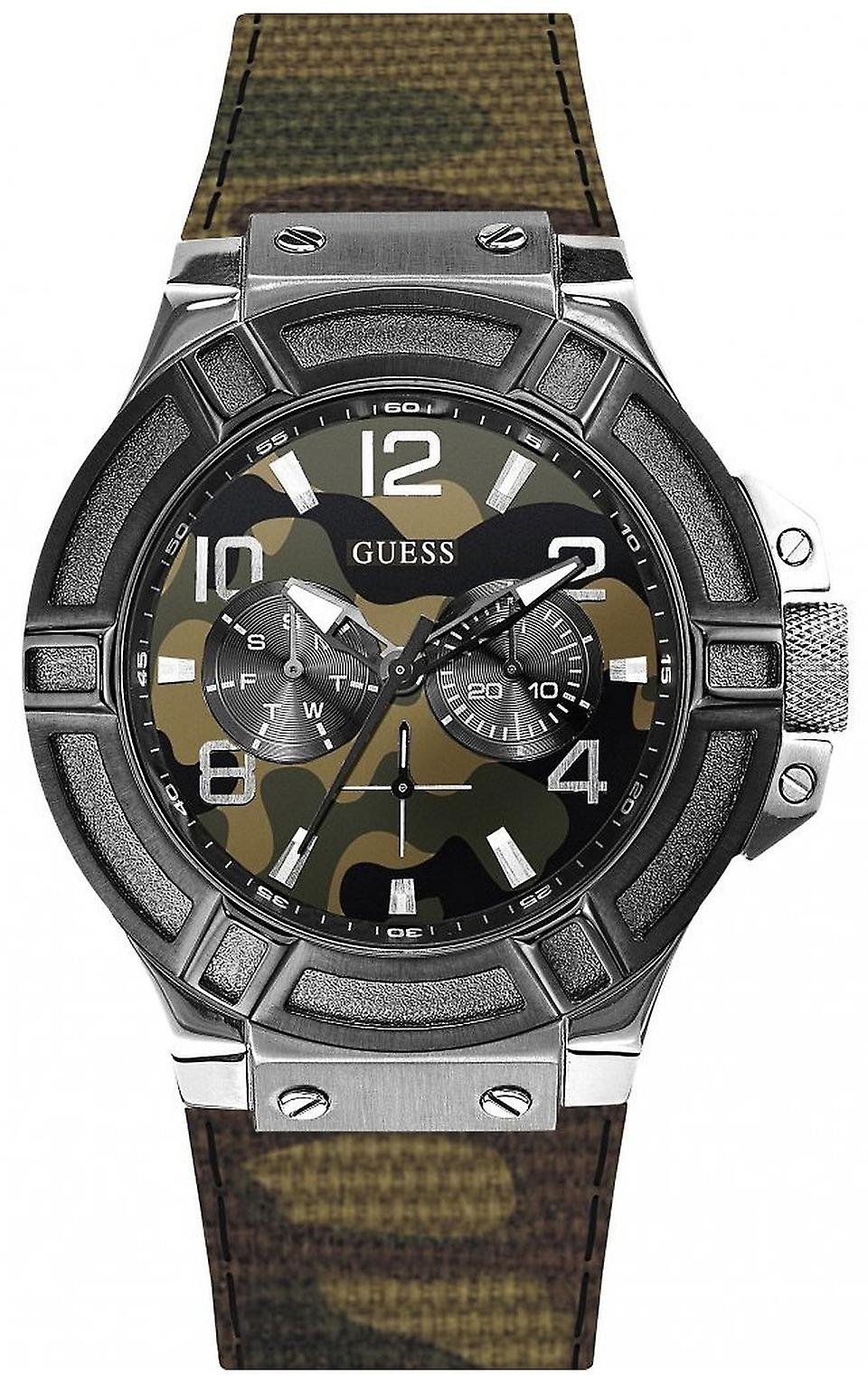 Guess gent Quartz Analog Man Watch with Nylon Bracelet W0407G1