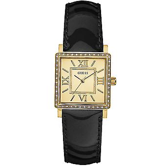 Guess Highline Japanese Quartz Analog Woman Watch with Cowskin Bracelet W0829L7