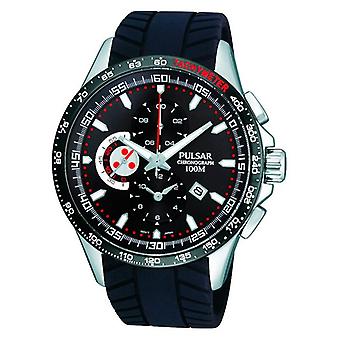 Pulsar sports Quartz Analog Man Watch with Rubber Bracelet PF8411X1