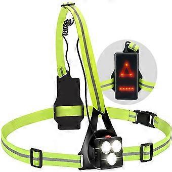 LED Reflective Breathable Adjustable Safety Vest