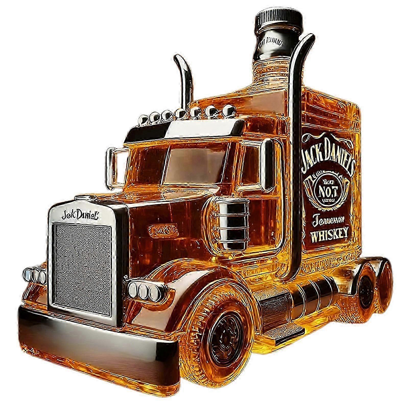 Whiskey Decanter With Truck Shape