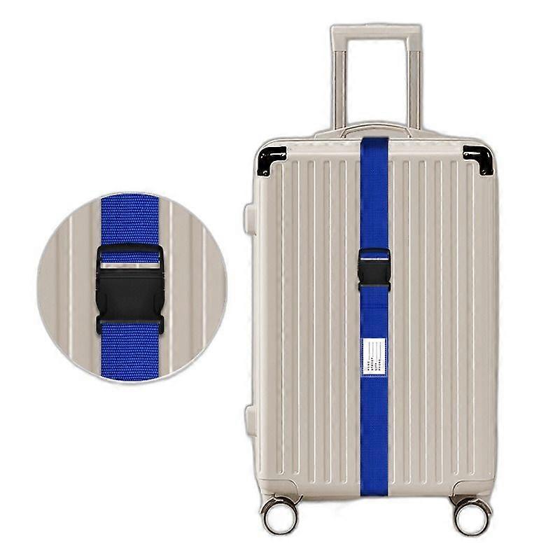 Polyester Luggage Straps, Straight or Cross Wrap, with Quick-Release Buckle Options