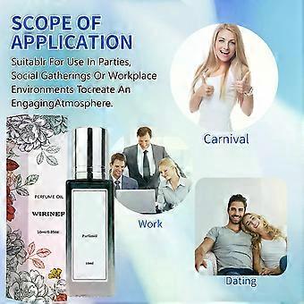 Roll-On Perfume with Fresh Light Fragrance for Everyday Personal Scent and Convenient Travel Use