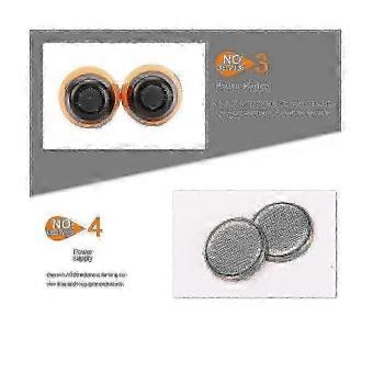 Bicycle Handlebar Lights 2Pcs LED Turn Signal Grips Waterproof End Plugs for Night Riding Safety