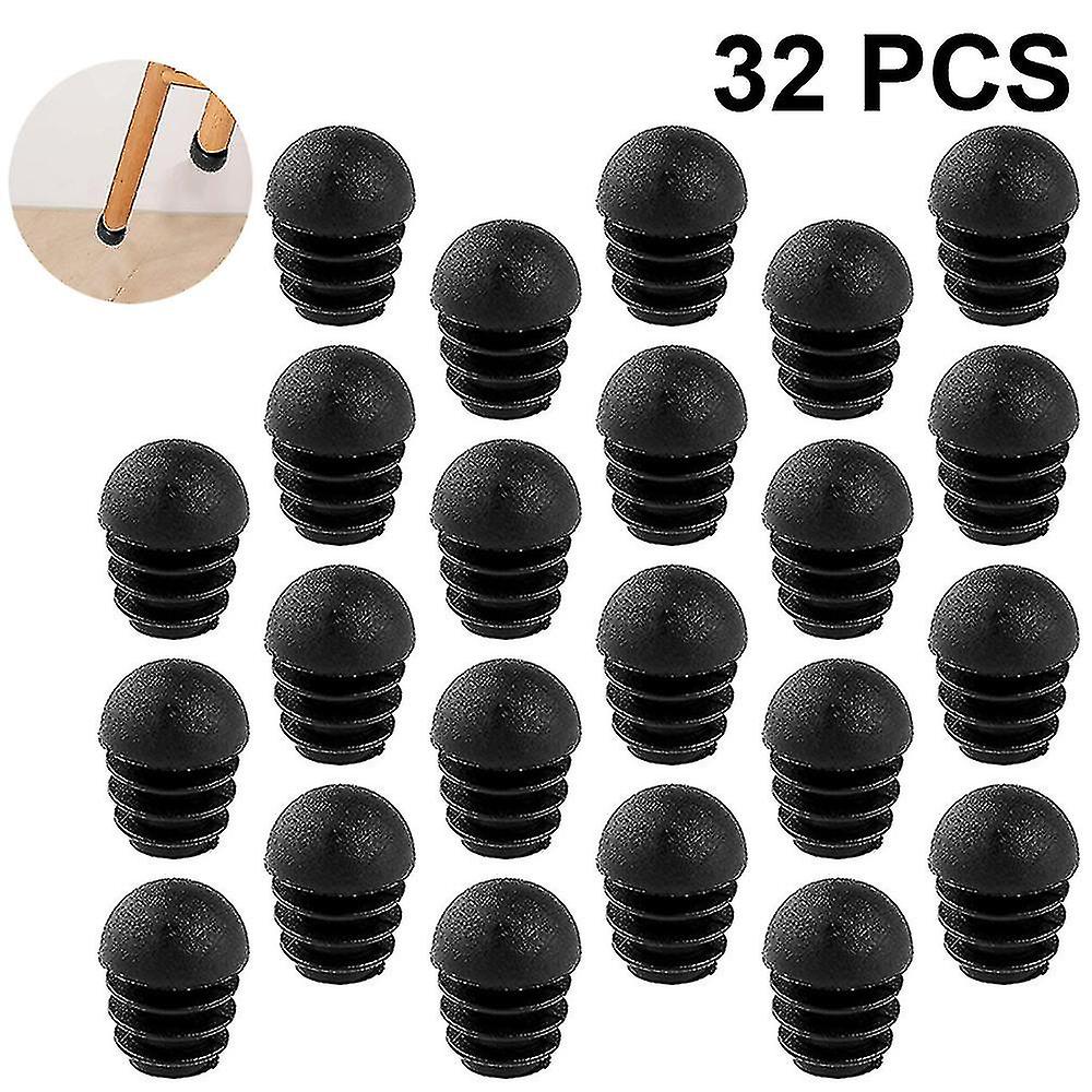 32 Pieces Pipe Plugs,round End Cap,pipe,lamr Plugs