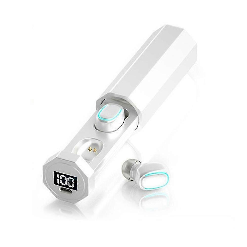 True Wireless Earbuds With Microphone And Touch-control Daily Waterproof Sport Earphones With Voice Assistant And Charging Case Compatible With Androi