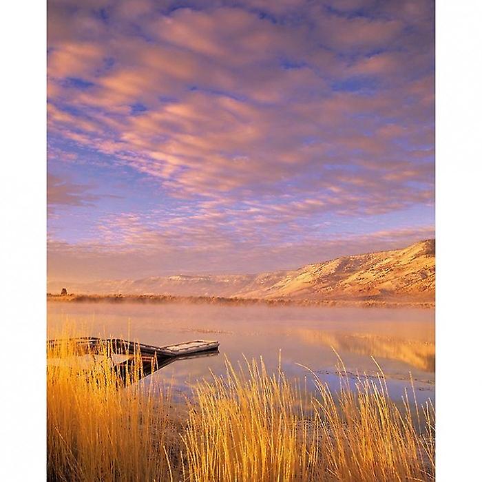 Dennis Frates Ana Reservoir Framed Canvas Print