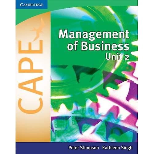 Styring av virksomheten for CAPE enhet 2: Volume 2