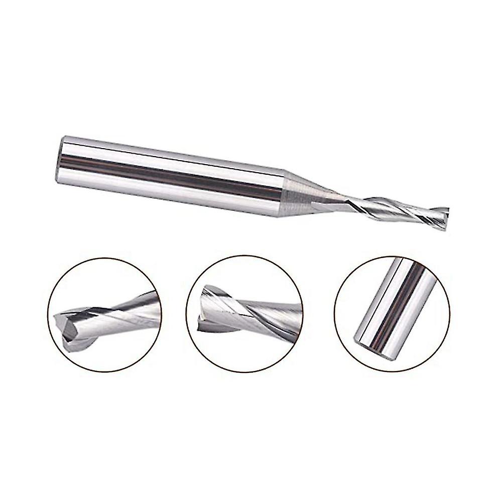 5pcs 1/8 Cutting Diamter Spiral Upcut Router Bit With 1/4 Carbide Cnc Wood Router Bits Set For Plun