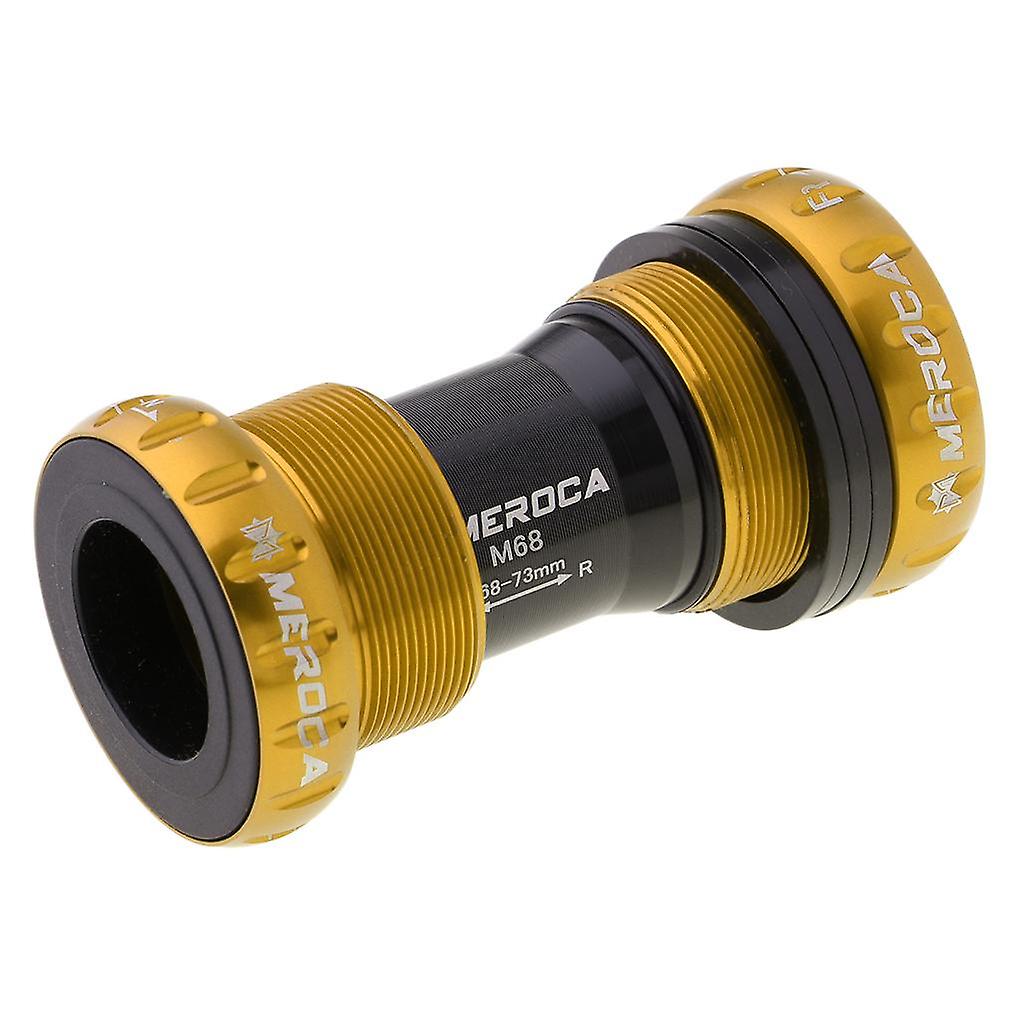 BB 68-73 Thread type Bottom Bracket for MTB Mountain Bike Cranks Gold