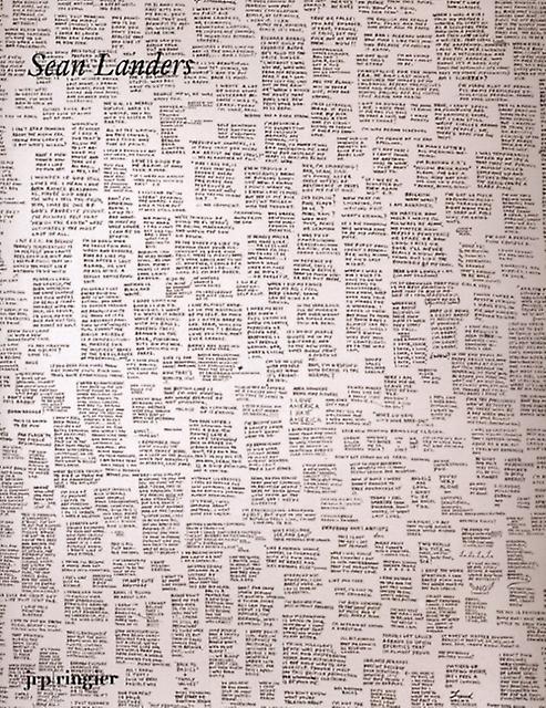 Sean Landers by Alex Fahrquharson Paperback