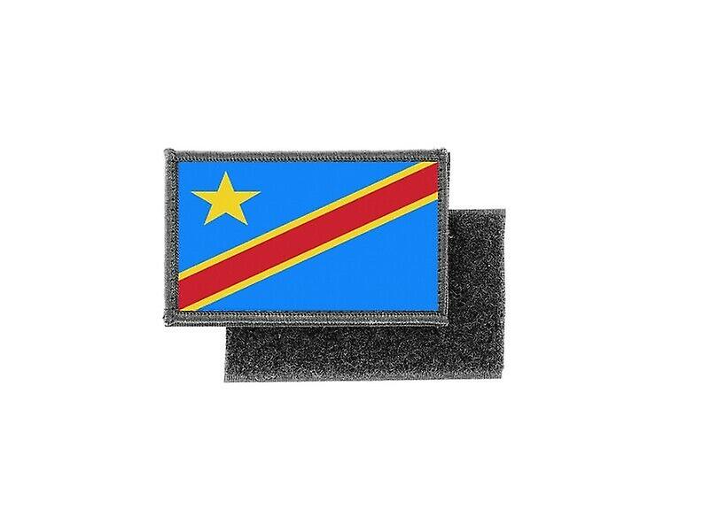 Patch ecusson prints flag badge congo rdc