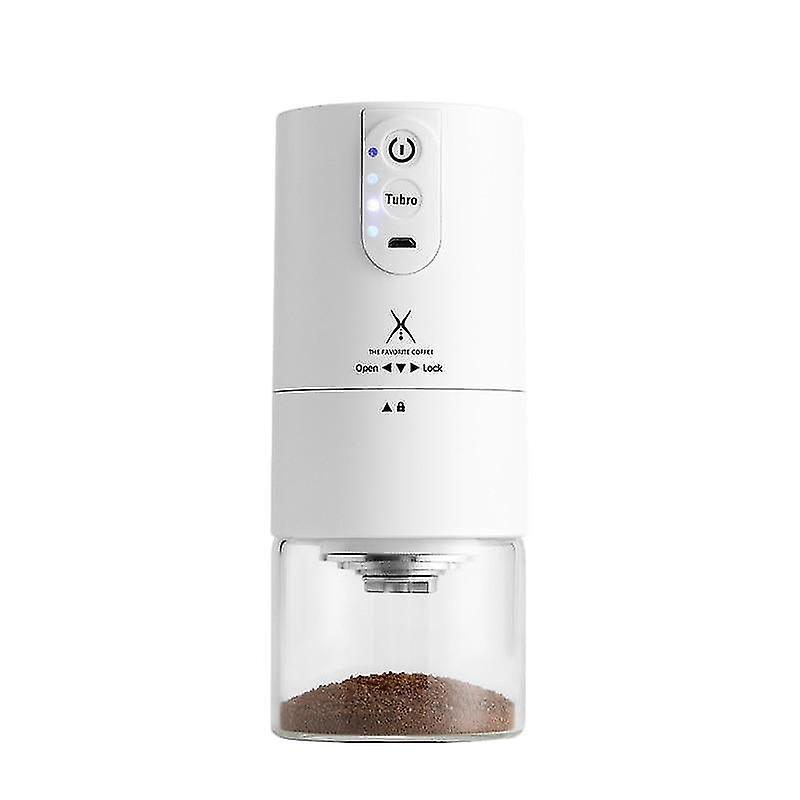 Mini Espresso Portable Electric Usb Coffee Bean Grinder(white)