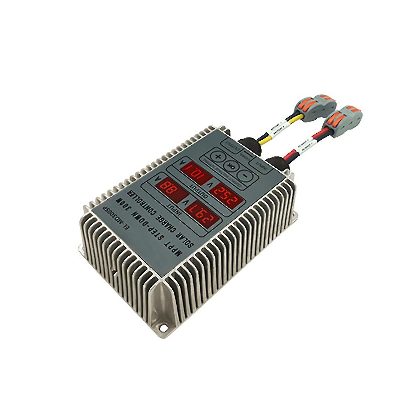 Step Down Mppt Function Display Solar Charging Controller 10-30v Voltage Adjustable Photovoltaic Lithium Iron Phosphate Battery