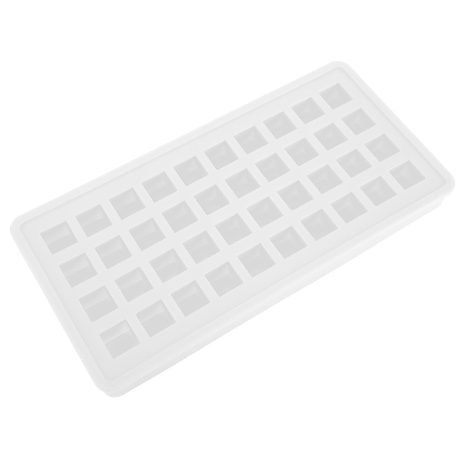 40Grids Silicone Ice Tray Square Shape Ice Cubes Maker Mold DIY Kitchen AccessoriesTransparent