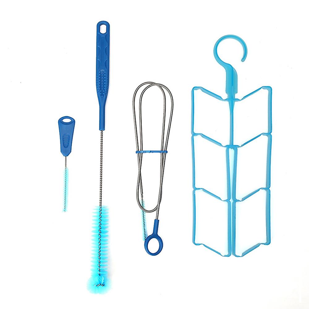 4 in 1 Water Bag Cleaner Set Universal Water Reservoir Clean Set Flexible Long Brush for Hose Small