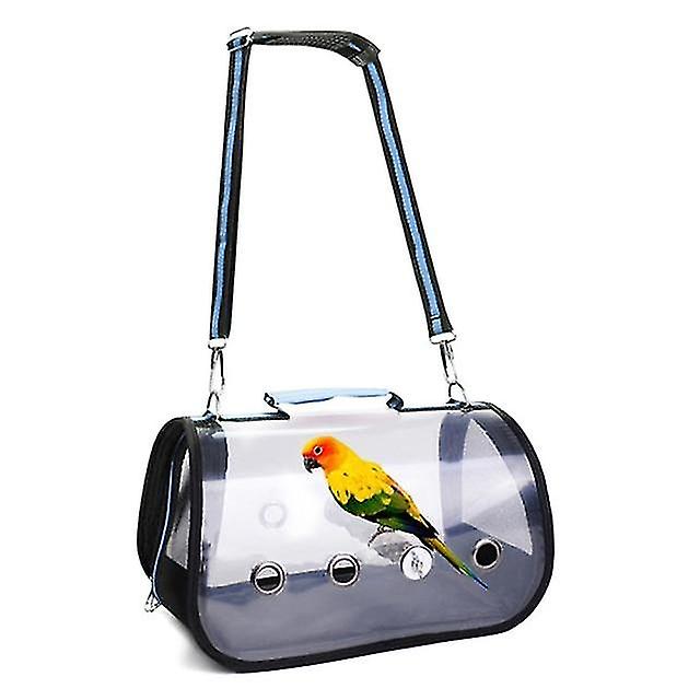 Bird Toys Bird Carrier Bird Travel Cage With Perch Dog Transparent For Pet Bird Portable Bird Cages & Nests