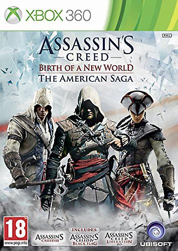 Assassins Creed The American Saga Collection (Xbox 360) - نظام PAL - جديد ومختوم