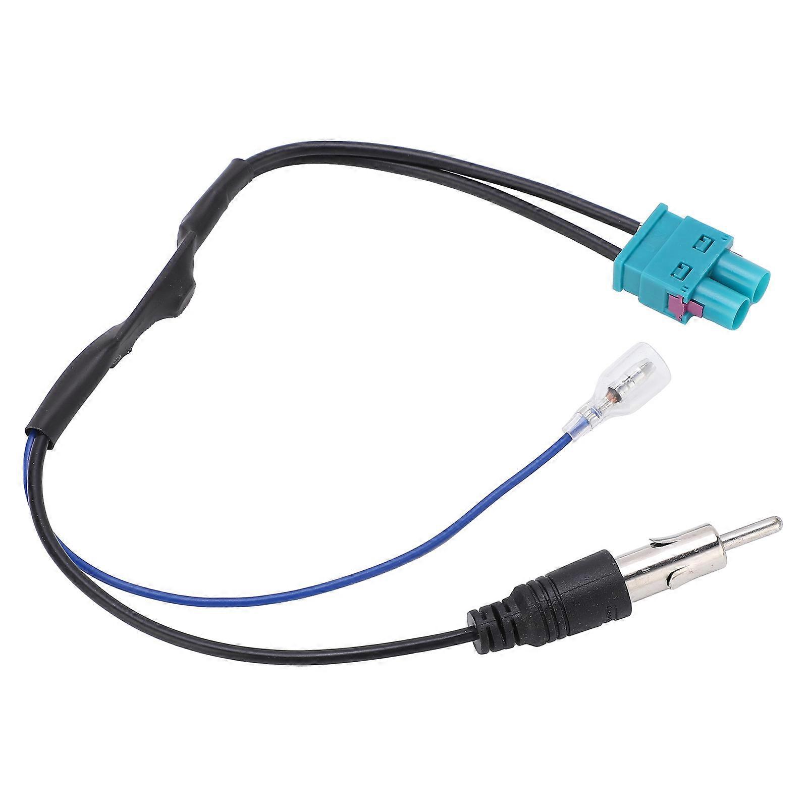 Car RF Radio Antenna Adapter Dual FAKRA with Amplifier Replacement for AG RNS510 MFD3 RCD510 310