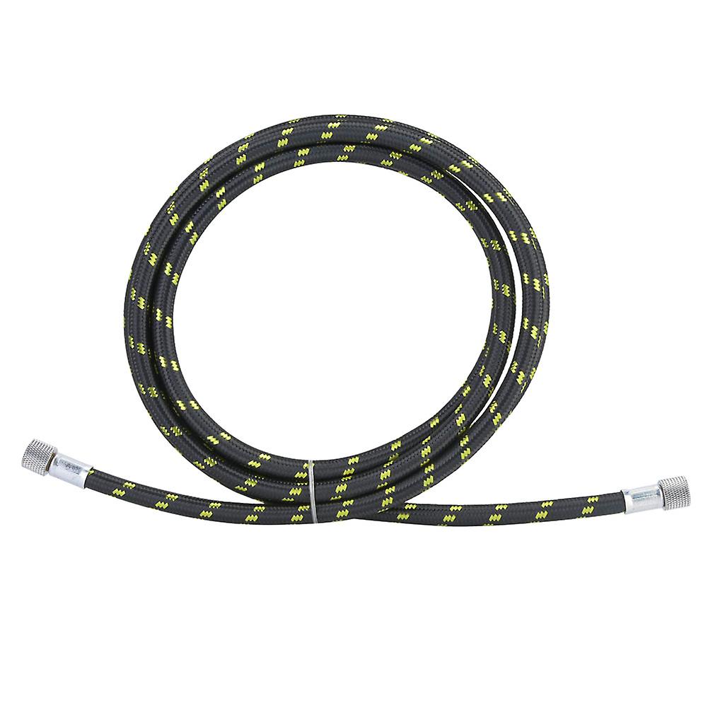 1/8 x 1.8m Braided Rubber Air Tube End Fitting Adapter Special for Spray Pen