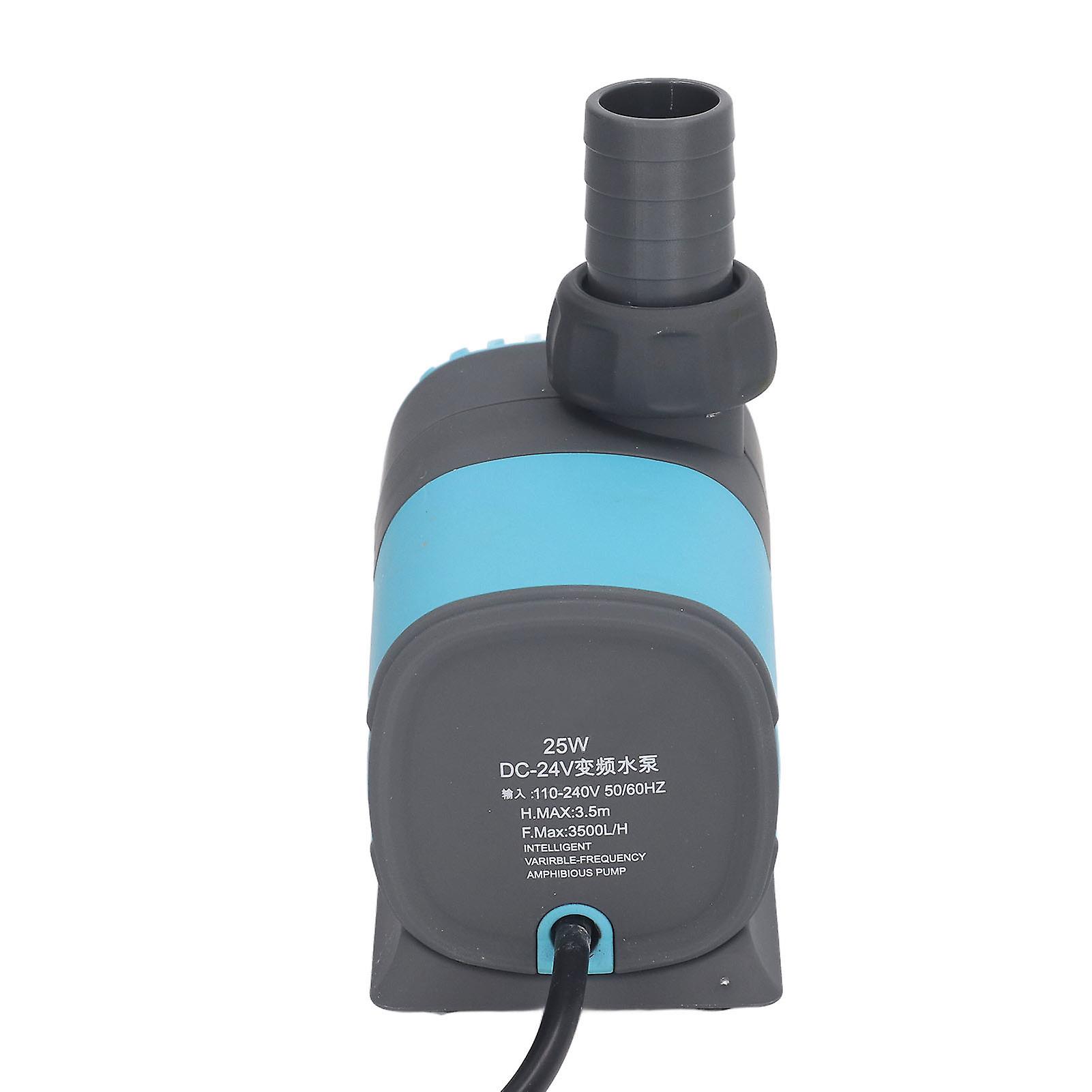 Pompe à eau submersible DC 24V Pompe de fontaine multifonctionnelle de conversion de fréquence ultra silencieuse pour aquarium de piscine d’aquarium 