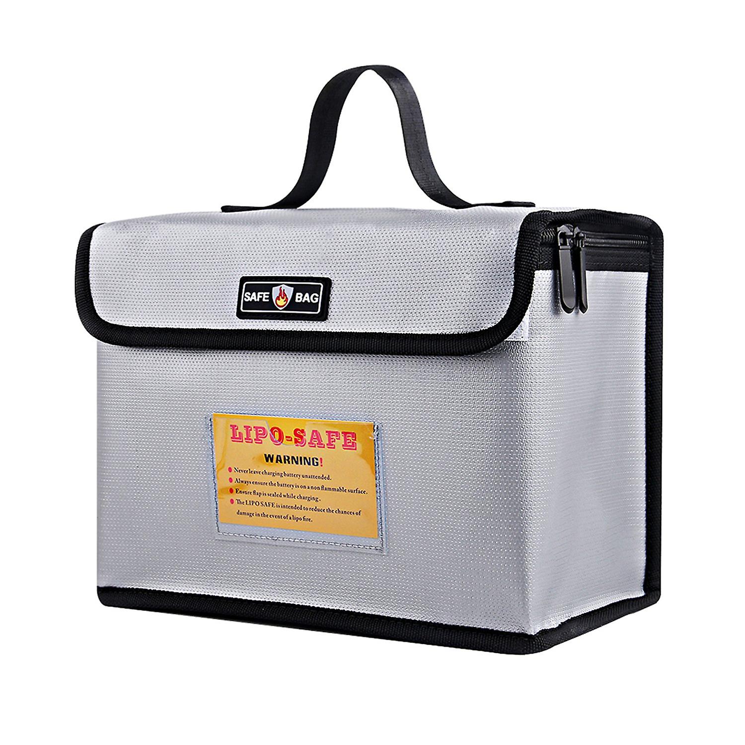 Portable Fireproof Explosionproof Lipo Battery Guard Safe Bag Large Storage Space for Battery Storag