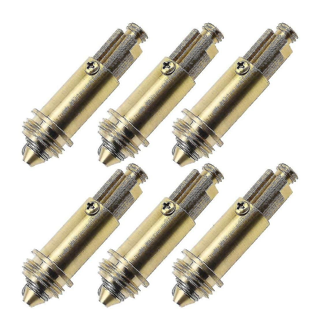 6 Pcs Sink Plug Replacement Basin Bath Waste Click Clack Spring Brass Plug For Kitchen Sink Bath Tu-YUHAO