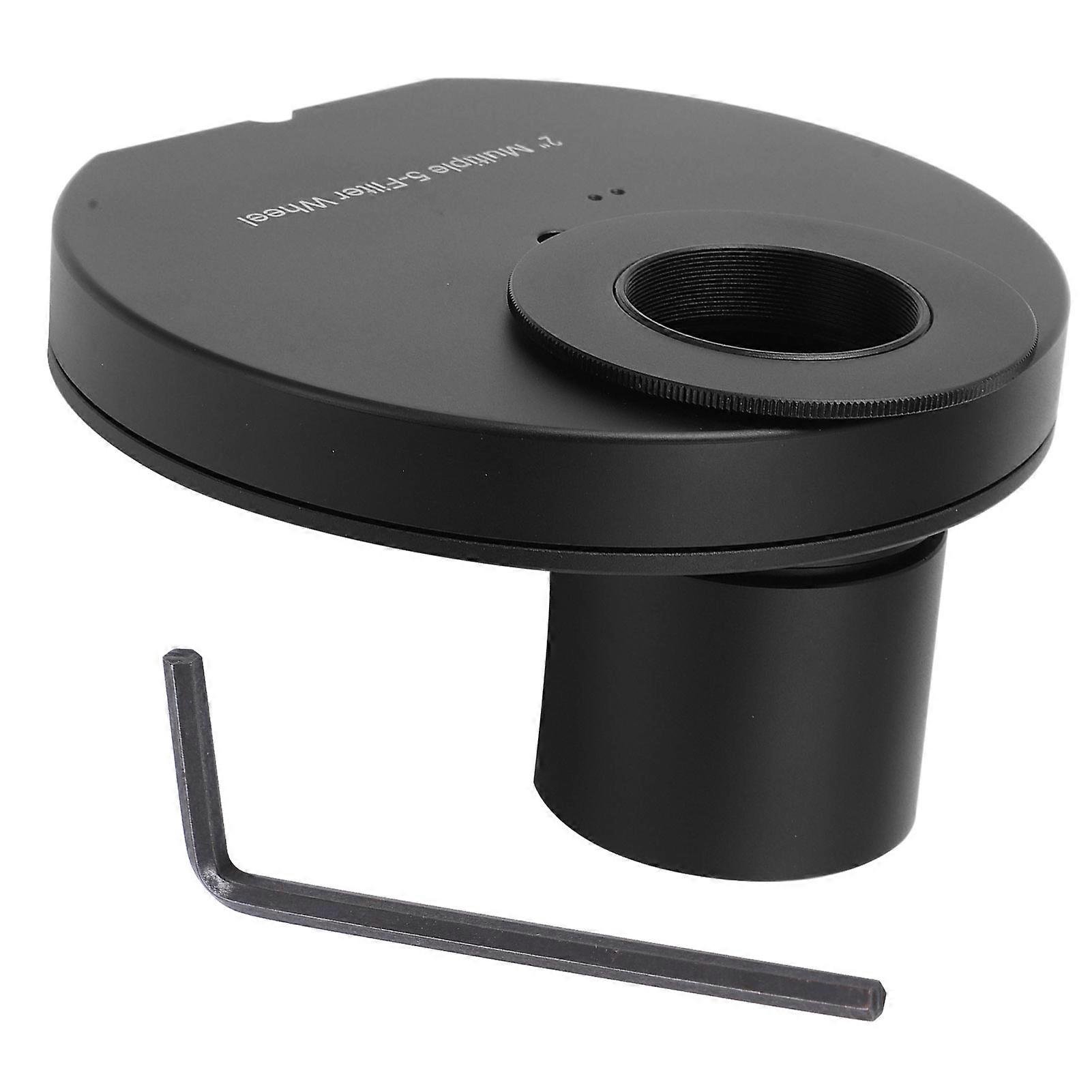 Roue filtrante entièrement métallique 2 pouces à 5 positions pour télescope spatial profond