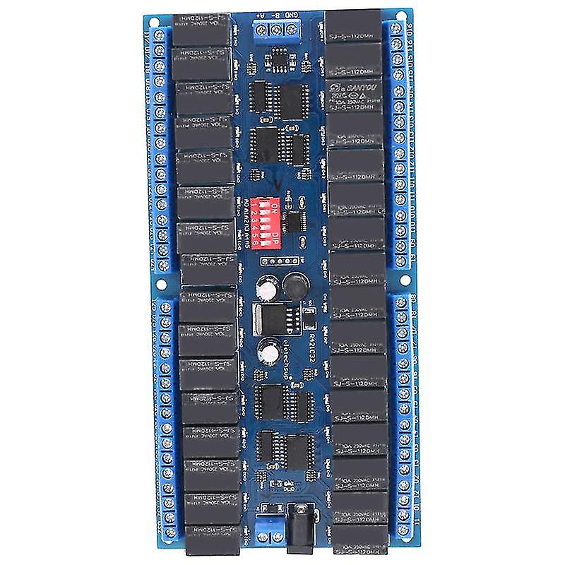 Rs485 Relay 32 Channel 12v Serial Remote Control Switch Plc Control Board