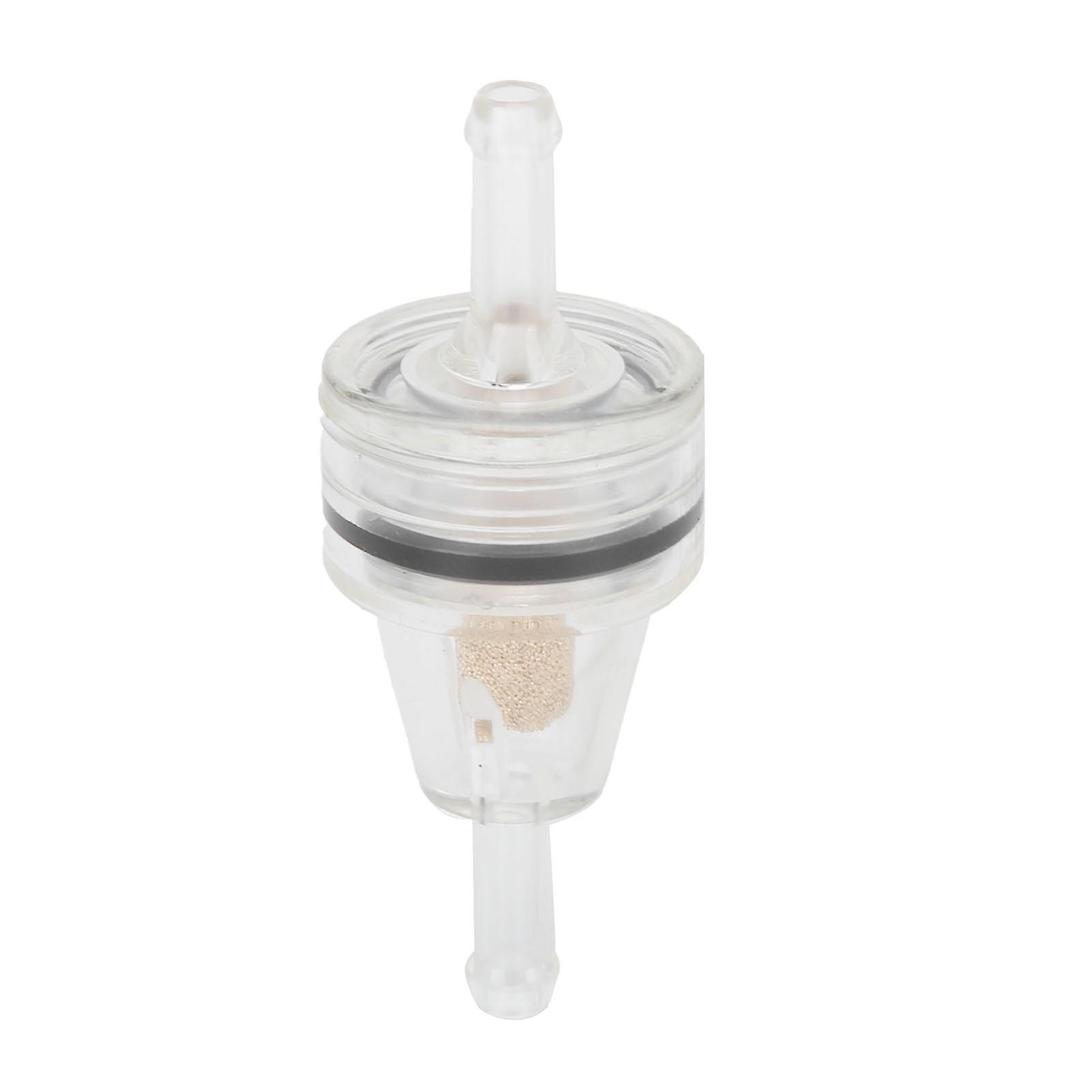 6mm Inline Fuel Filter Clear Universal ABS Heat Resistant Durable Motorcycle Part
