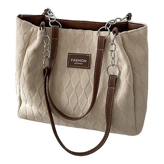 Stylish Tote Bag Embossing Accessories Collocation