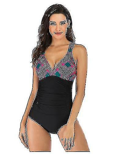 Dames One Piece V Hals Badmode