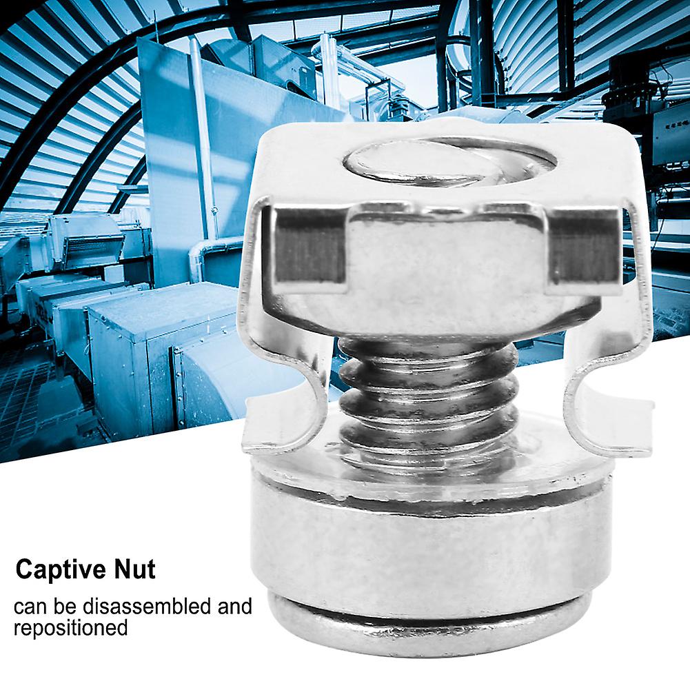 20pcs M6x16 Network Cabinet Rack Screws & Cage Nuts Kit