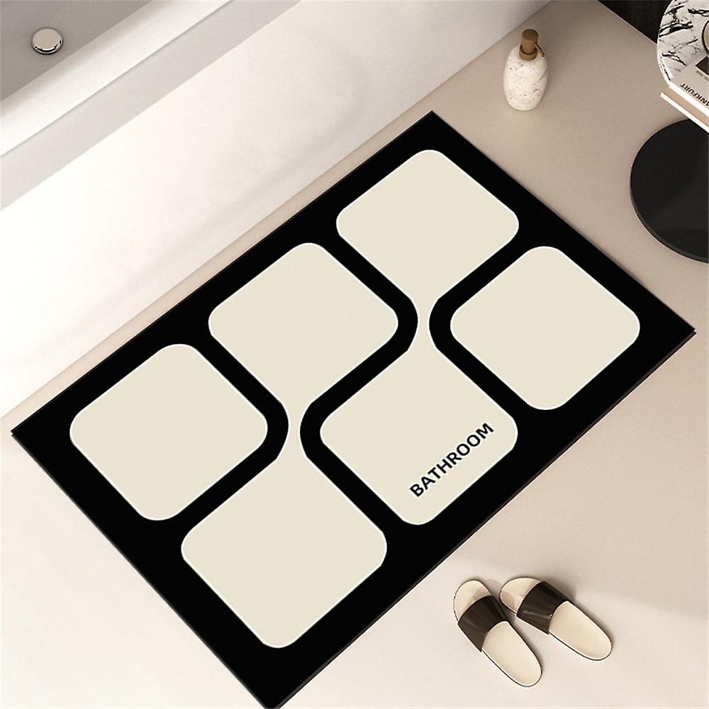 kylpyhuone imukykyinen lattiamatto piilevä muta pehmeä matto liukumaton nopeasti kuivuva kylpyhuone jalkamatto kylpyhuone wc-ovi matto