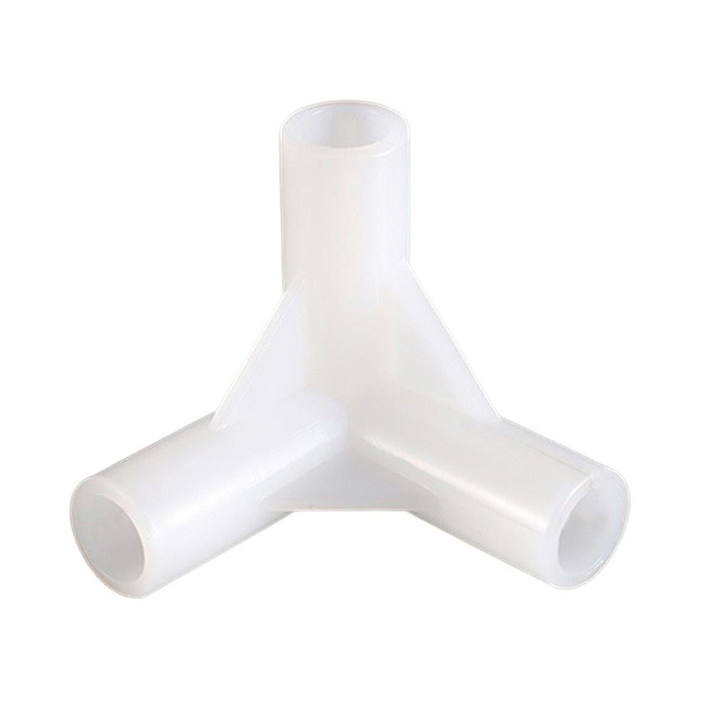 3-way 8mm Tee Corner Fitting Pe Plastic Right Angle Tee Corner Connector