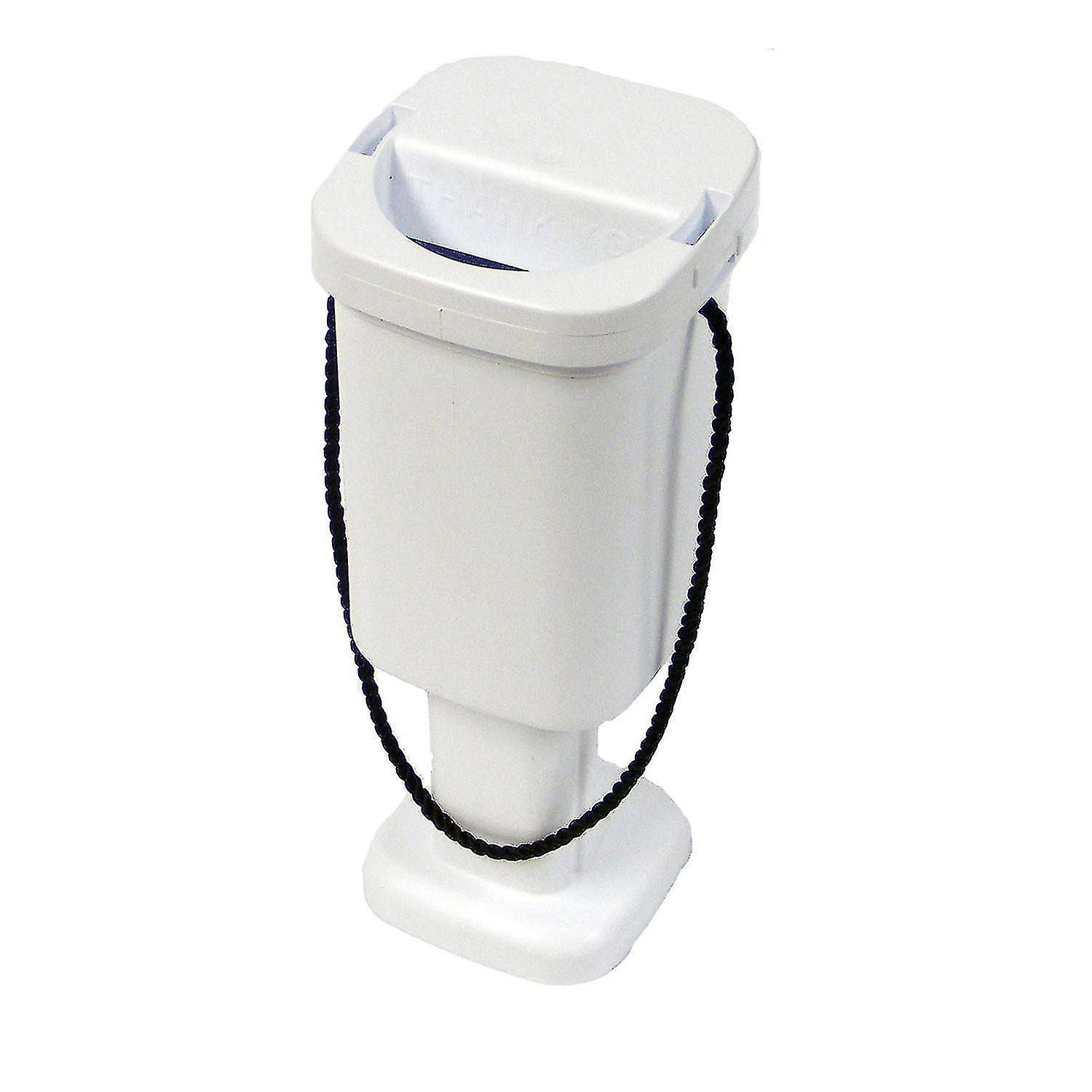 5 Square Charity Money Collection Boxes - White