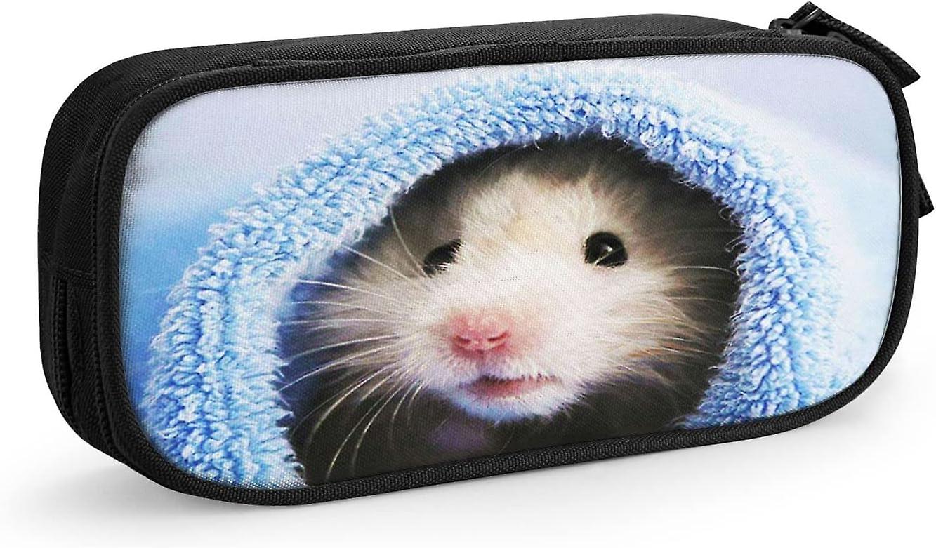 Pencil Case Cute Hamster 7, Big Capacity Large Pouch Pen Holder