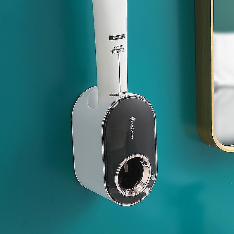 Toothpaste Dispenser Automatic [wall Mounting / Trackless Installation white