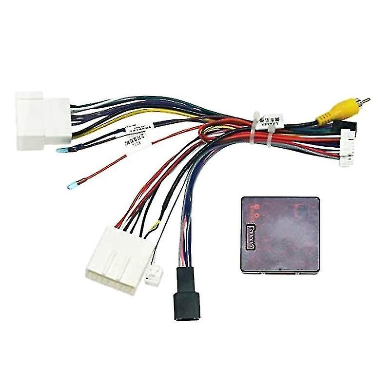 Car 16pin O Cord Radio Wiring Harness With Canbus Box For Captur 2017+