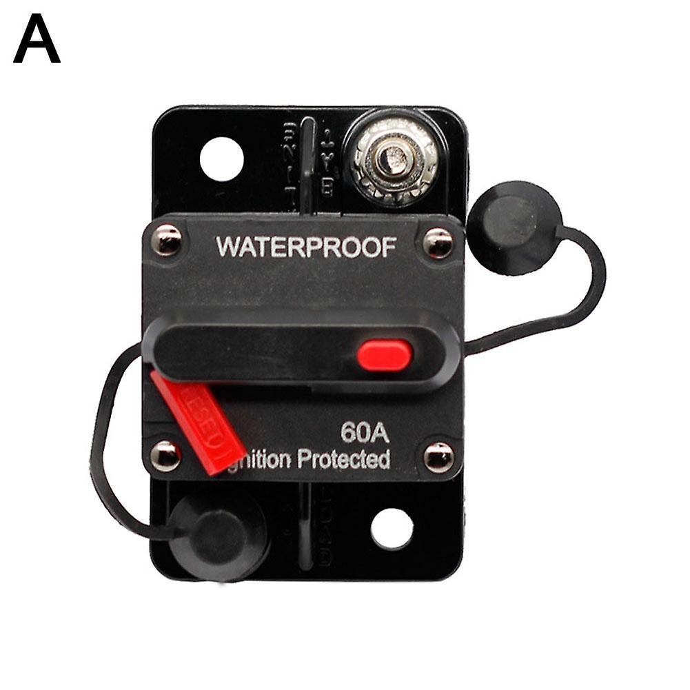 Manual Reset Circuit Breaker 60A 120A IP67 Waterproof For Marine RV ATV Winch DC 12-48V Over-Current Protection