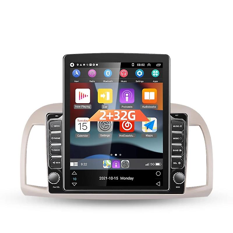 For Nissan March 3 K12 2002 - 2010 Video Player Android Auto GPS Navigation For Tesla Style 9.7 Inch