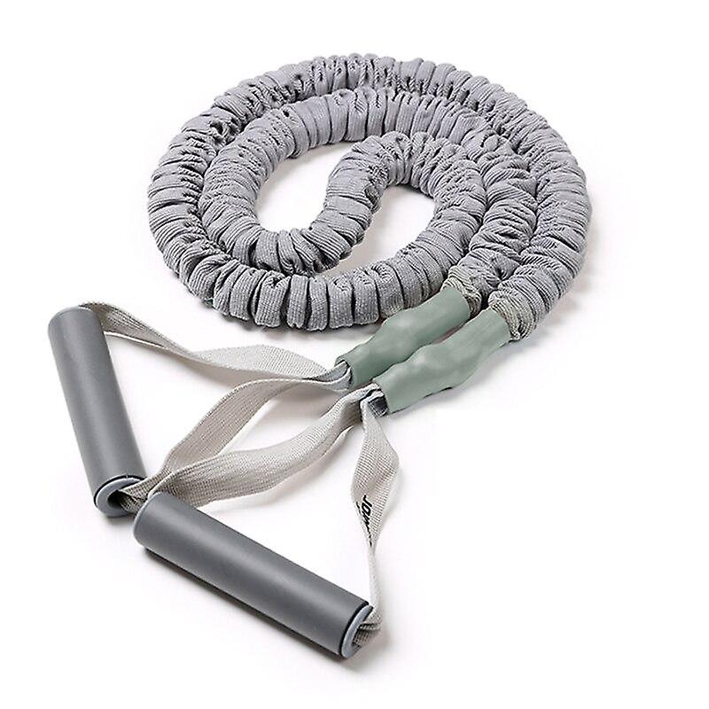 ハンドル付き抵抗弾性バンドは、ホームジムワークアウトボディビルディングのためのロープフィットネスを引っ張る