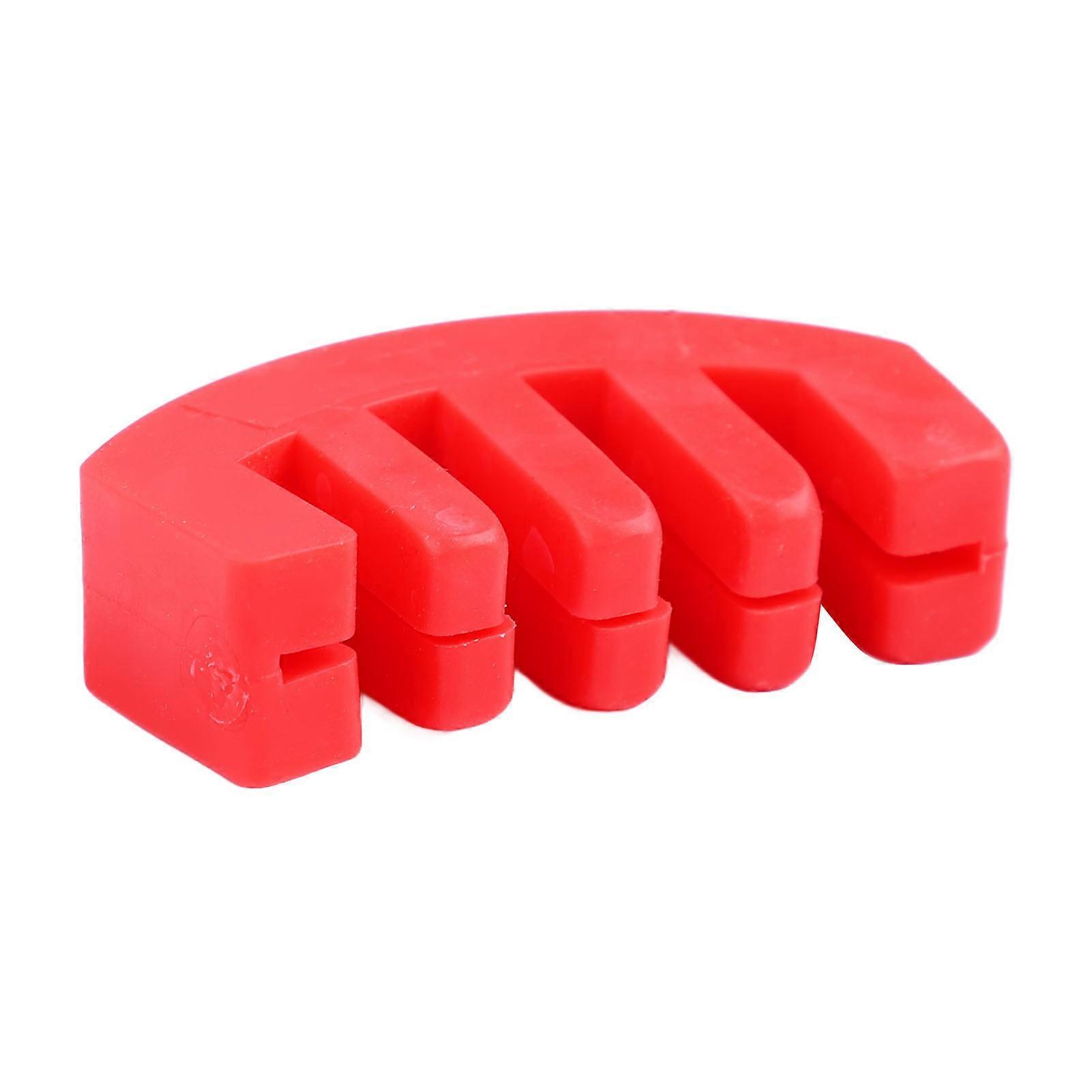 Violin Practice Mute Volume Reduction Rubber Violin Practice Mute for Beginner Music Lovers Red 