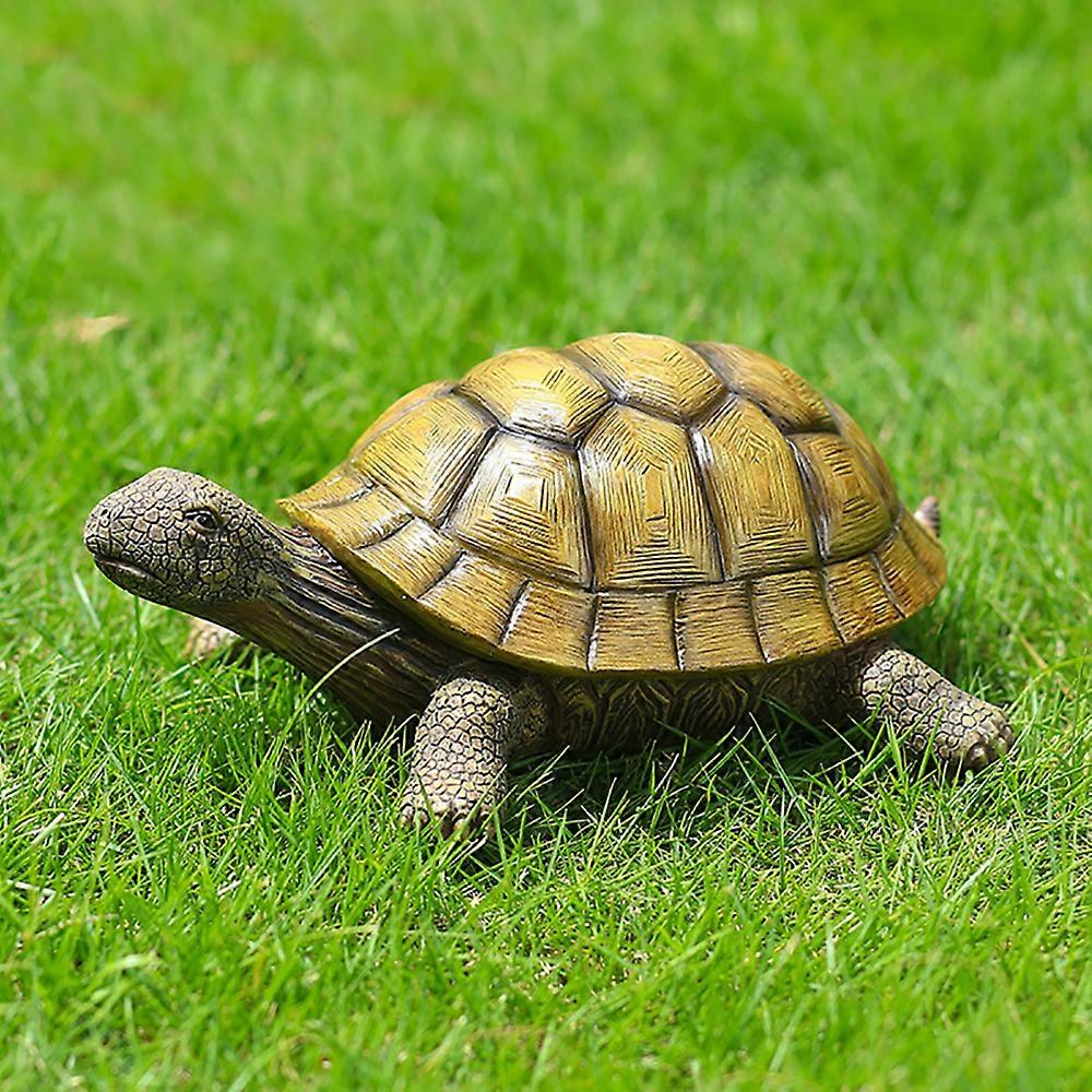Resin Turtle Statue, 10.8X25.8X17.5CM, Decorative Object
