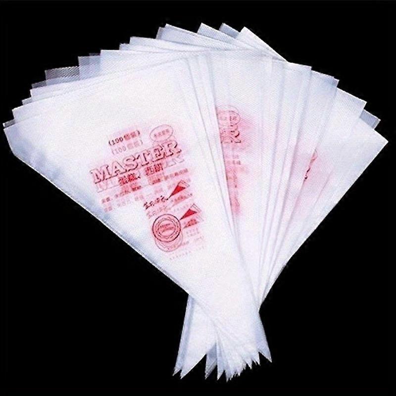 100pcs Premium Disposable Piping Bags For Cake Decorating - Easy To Use And Clean, Perfect For Cream And Icing