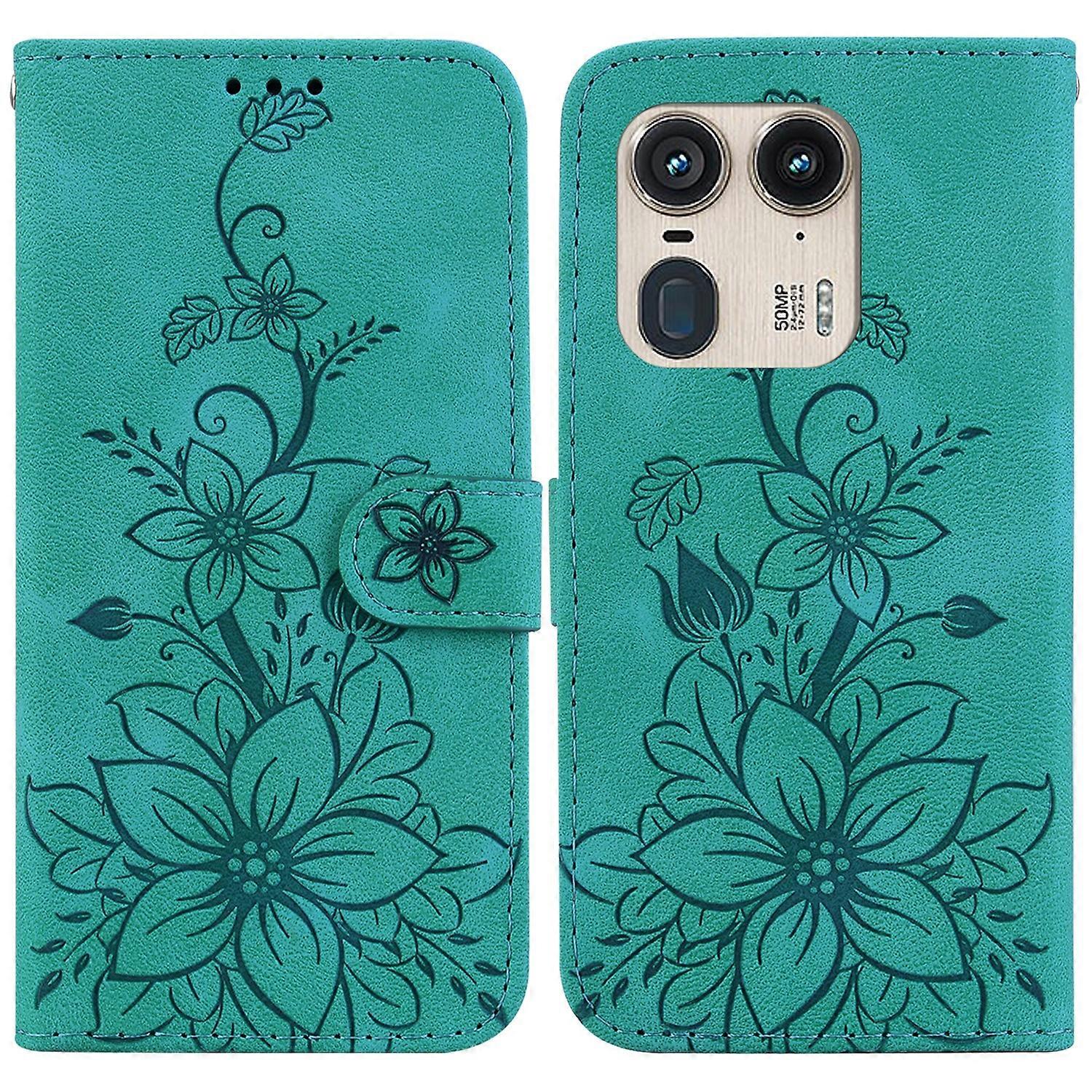 Embossed PU Case For Motorola Edge 50 Ultra