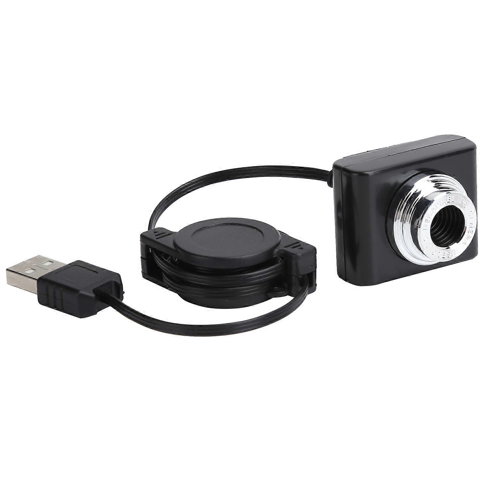 Webcam Clipon USB2.0 Camera with Retractable Cable 640 x 480 Resolution Imaging Equipment