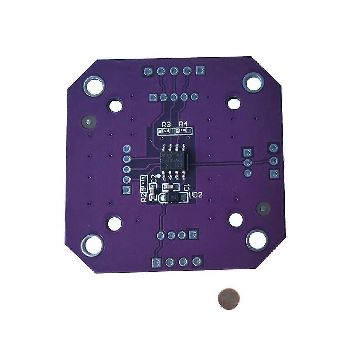 MT6701 -MT6701CT Magnetic Induction Angle Measurement Sensor Module 14bit High Precision Can Perfectly Replace AS5600
